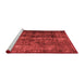 Contemporary Red Washable Rugs