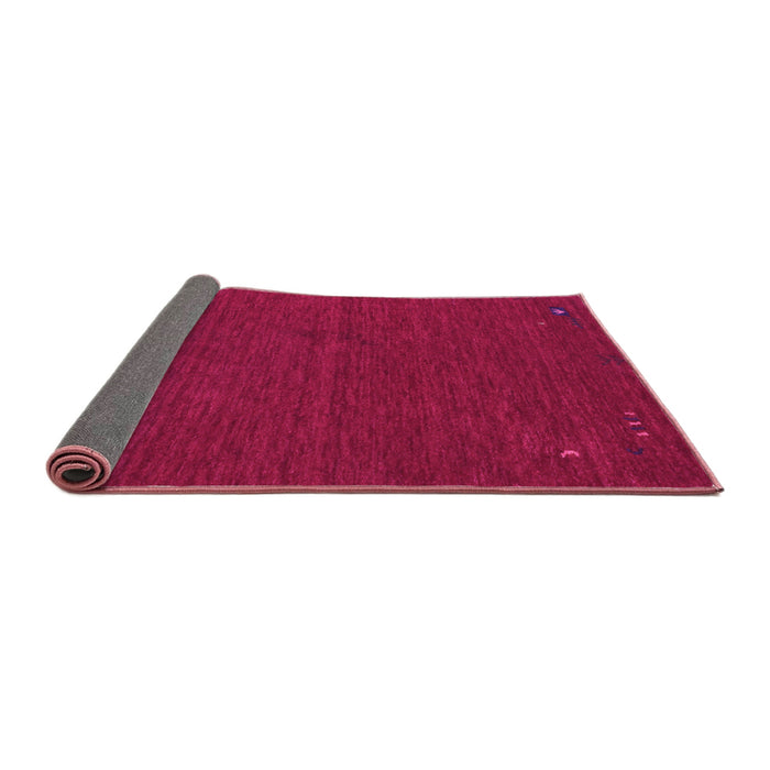 Sideview of Abstract Pink Contemporary Rug, con163pnk