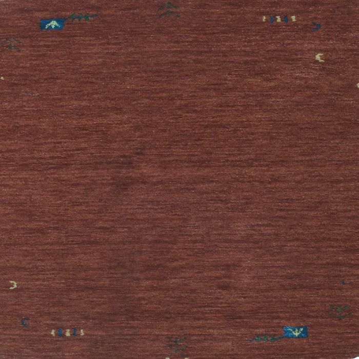 Square Abstract Light Blue Contemporary Rug, con163lblu