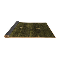 Sideview of Abstract Brown Contemporary Rug, con1640brn