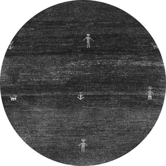 Machine Washable Abstract Gray Contemporary Rug, wshcon1640gry