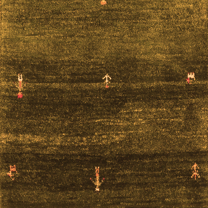 Serging Thickness of Machine Washable Abstract Orange Contemporary Area Rugs, wshcon1640org