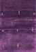 Machine Washable Abstract Purple Contemporary Area Rugs, wshcon1640pur