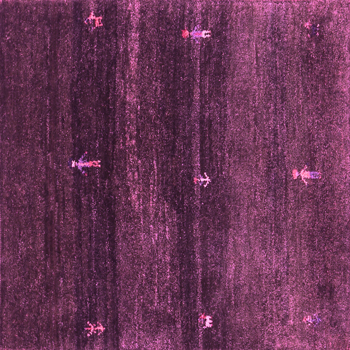 Square Machine Washable Abstract Pink Contemporary Rug, wshcon1640pnk