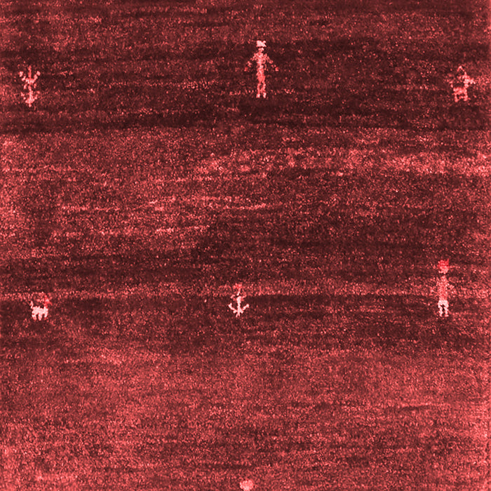 Machine Washable Abstract Red Contemporary Rug, wshcon1640red