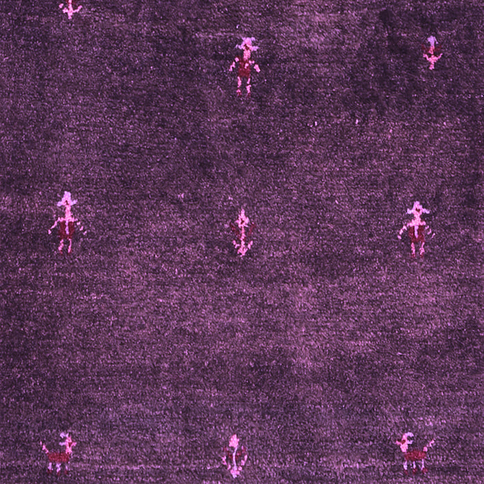 Abstract Purple Contemporary Rug, con1641pur