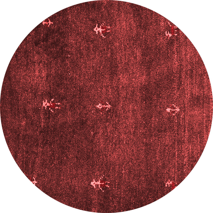 Machine Washable Abstract Red Contemporary Rug, wshcon1641red