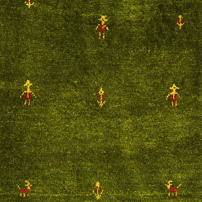 Machine Washable Abstract Yellow Contemporary Rug, wshcon1641yw