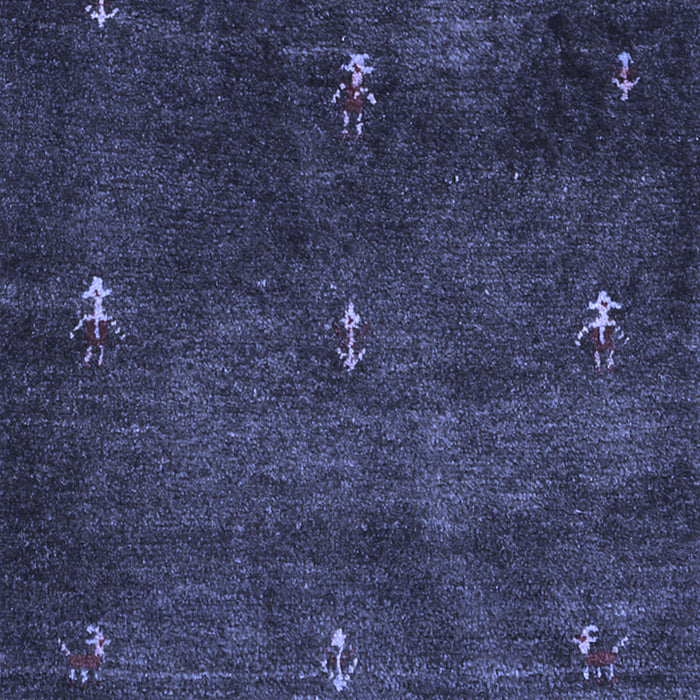 Abstract Blue Contemporary Rug, con1641blu