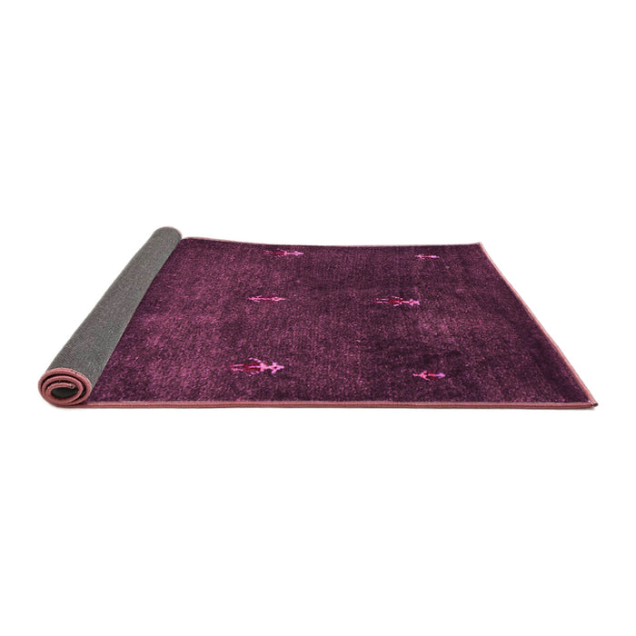 Sideview of Abstract Pink Contemporary Rug, con1641pnk