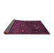 Sideview of Abstract Pink Contemporary Rug, con1641pnk