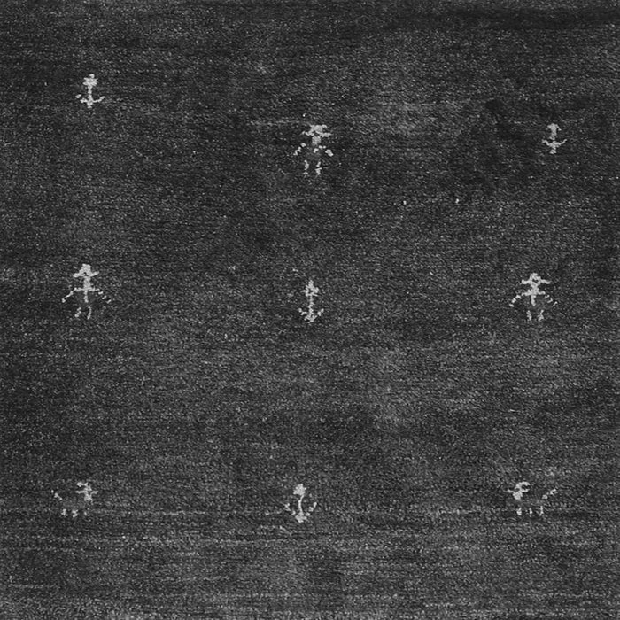 Round Machine Washable Abstract Gray Contemporary Rug, wshcon1641gry