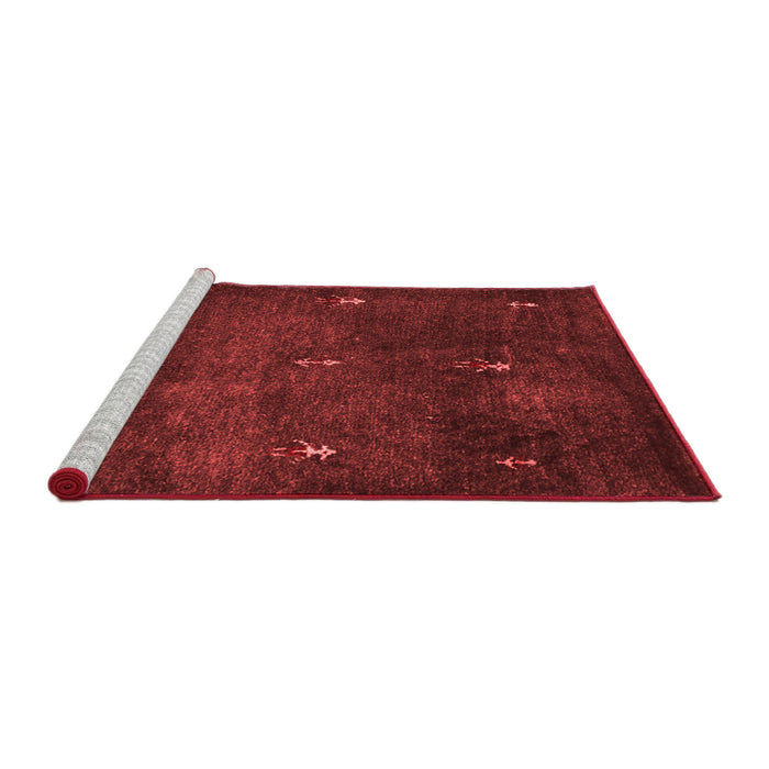 Contemporary Red Washable Rugs
