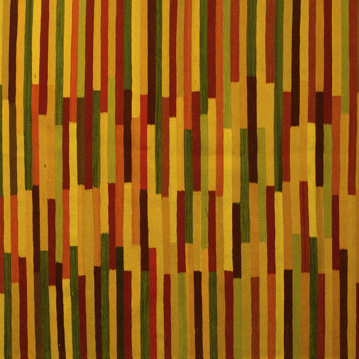 Square Oriental Yellow Traditional Rug, con1642yw