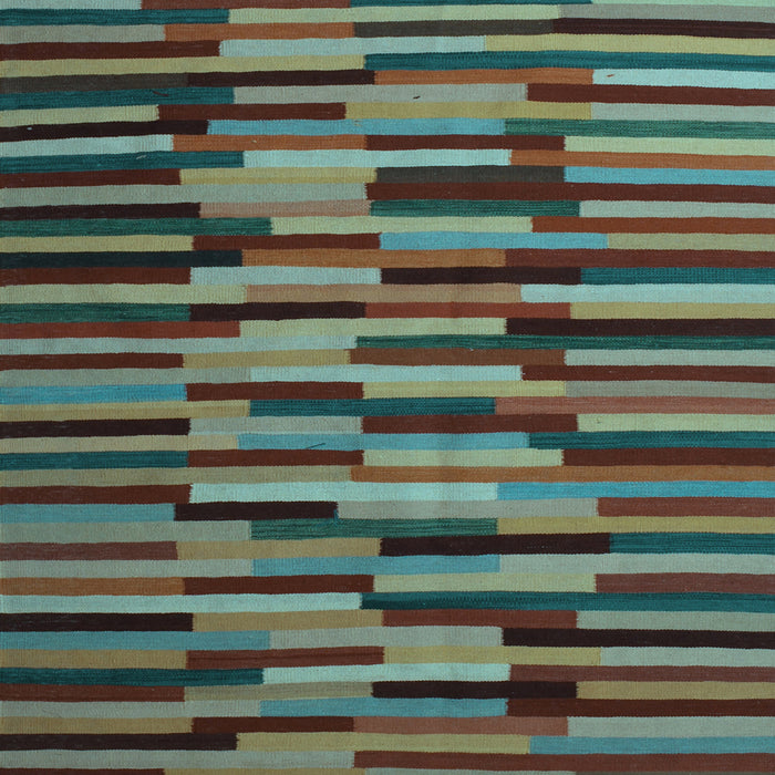 Square Machine Washable Oriental Light Blue Traditional Rug, wshcon1642lblu