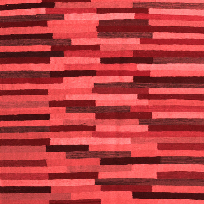 Machine Washable Oriental Red Traditional Rug, wshcon1642red