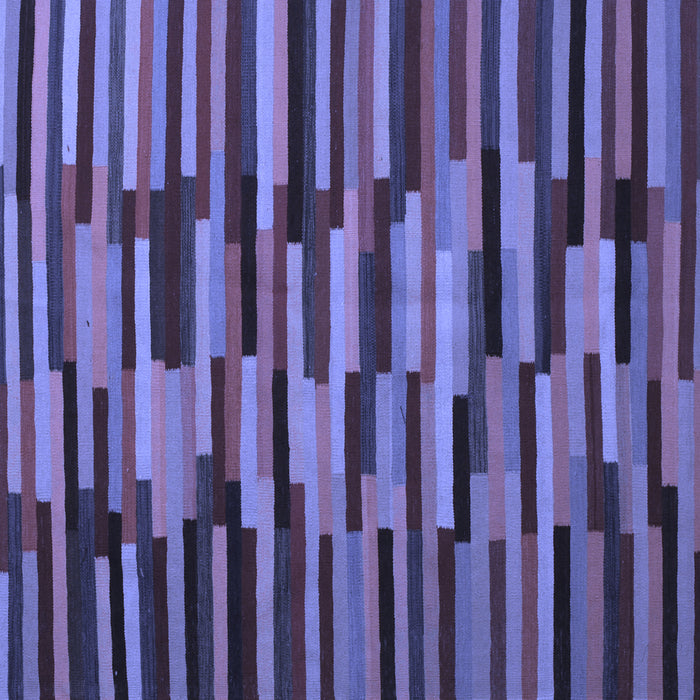 Square Oriental Blue Traditional Rug, con1642blu