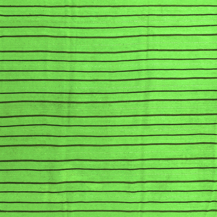 Serging Thickness of Solid Green Modern Rug, con1643grn