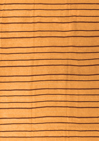 Solid Orange Modern Rug, con1643org