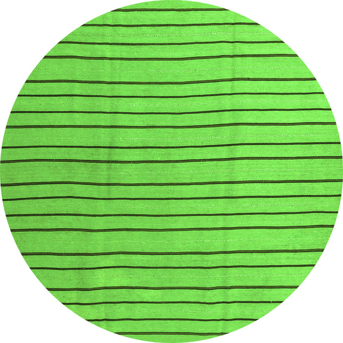 Square Solid Green Modern Rug, con1643grn