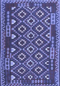 Southwestern Blue Country Rug, con1644blu