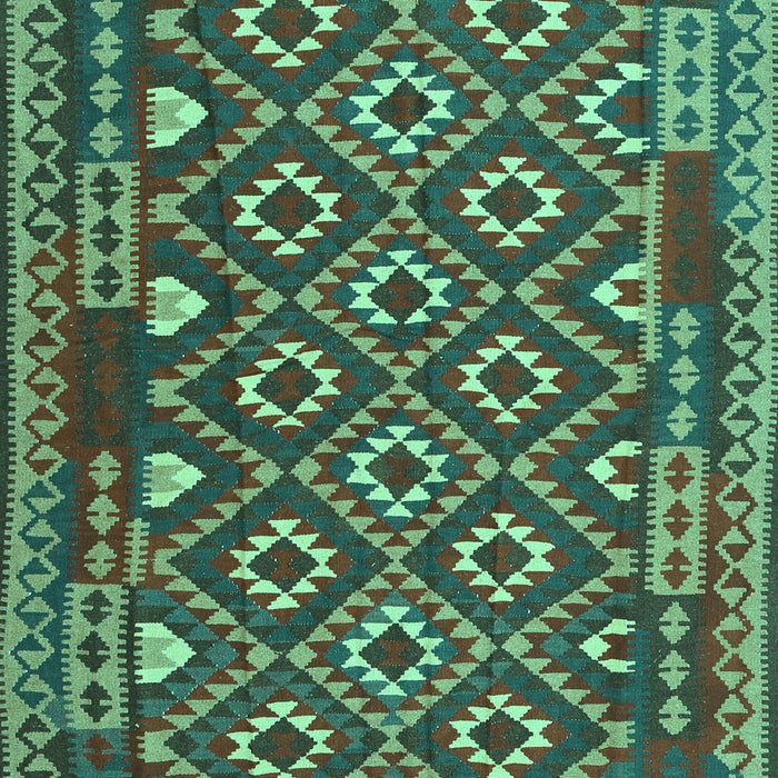 Southwestern Turquoise Country Rug, con1644turq