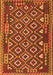 Southwestern Orange Country Rug, con1644org