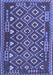 Southwestern Blue Country Rug, con1644blu