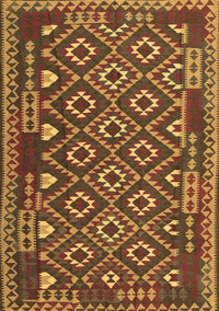 Southwestern Brown Country Rug, con1644brn