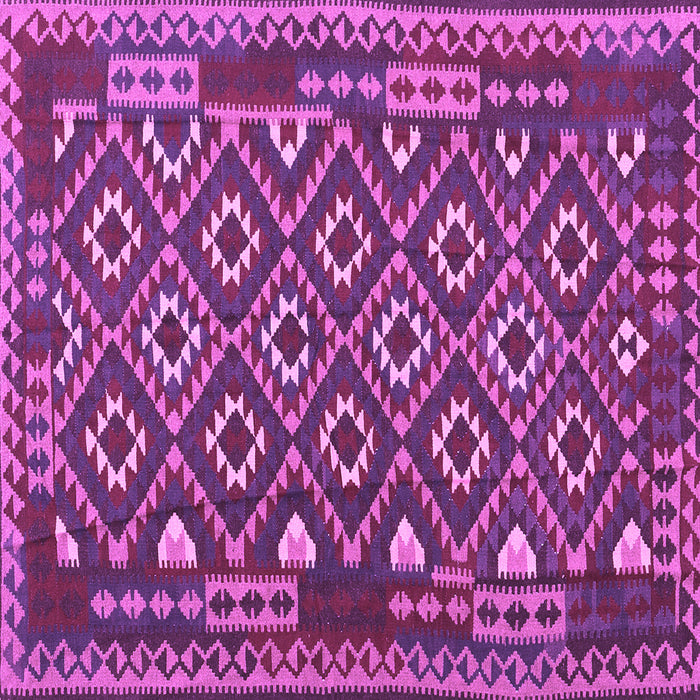 Square Southwestern Purple Country Rug, con1644pur