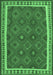 Oriental Emerald Green Traditional Rug, con1645emgrn