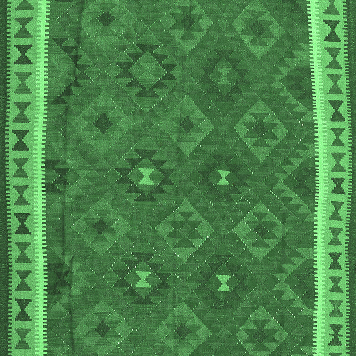 Oriental Emerald Green Traditional Rug, con1645emgrn