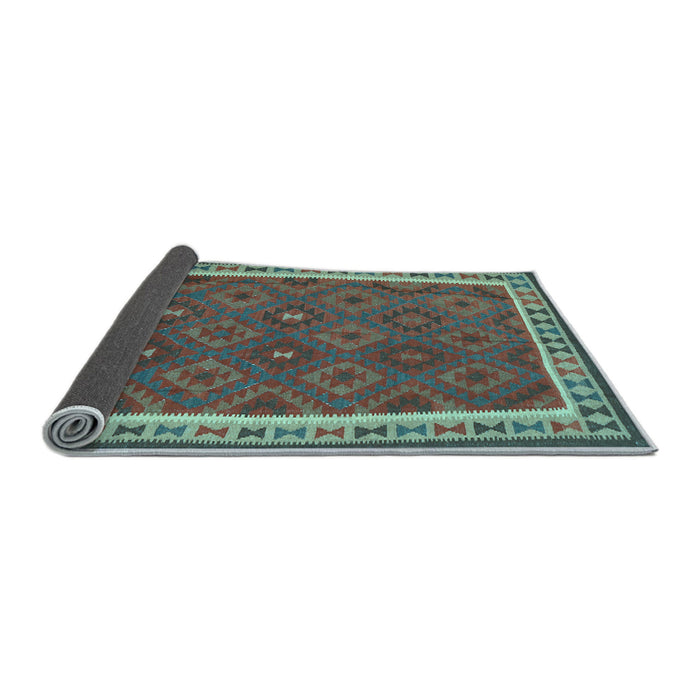 Sideview of Oriental Light Blue Traditional Rug, con1645lblu