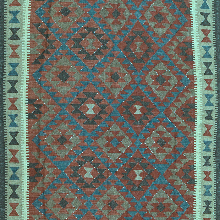 Oriental Light Blue Traditional Rug, con1645lblu