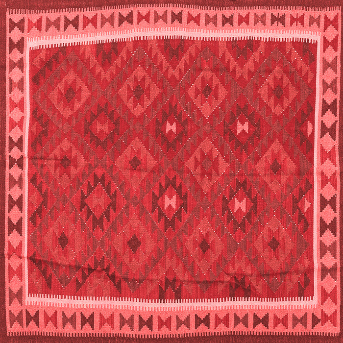 Machine Washable Oriental Red Traditional Rug, wshcon1645red