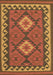 Machine Washable Oriental Brown Traditional Rug, wshcon1646brn