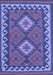 Oriental Blue Traditional Rug, con1646blu