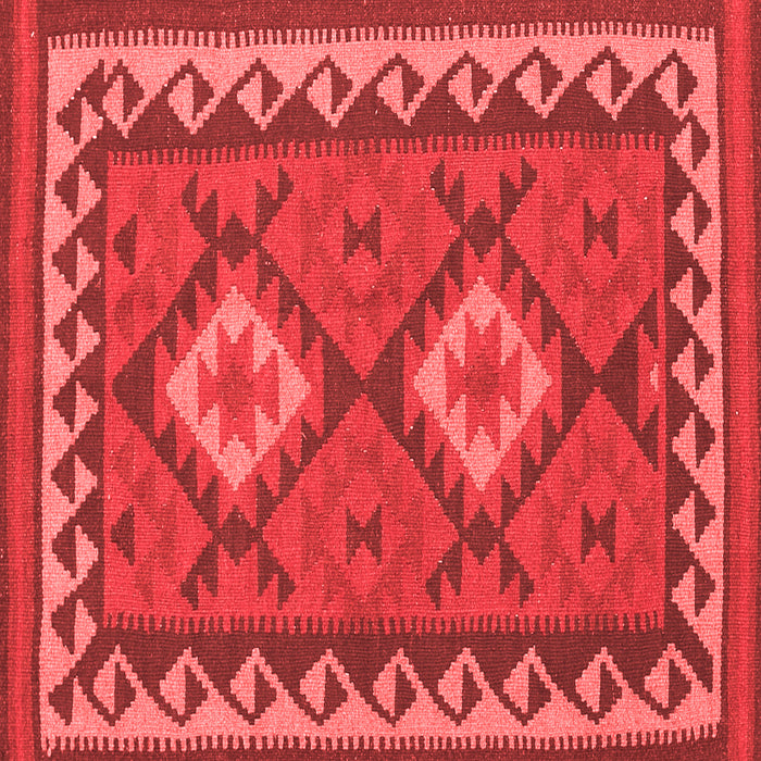Machine Washable Oriental Red Traditional Rug, wshcon1646red