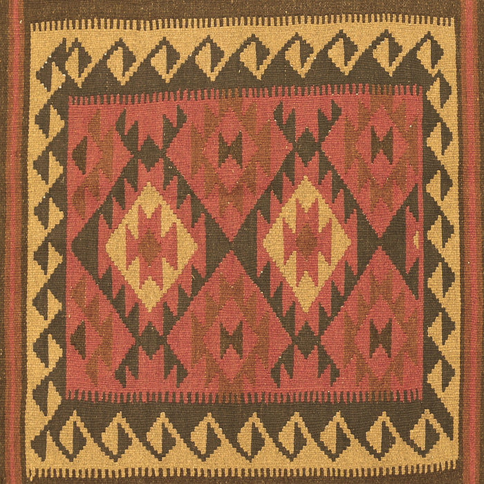 Square Oriental Brown Traditional Rug, con1646brn