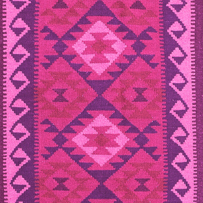 Machine Washable Oriental Pink Traditional Rug, wshcon1646pnk