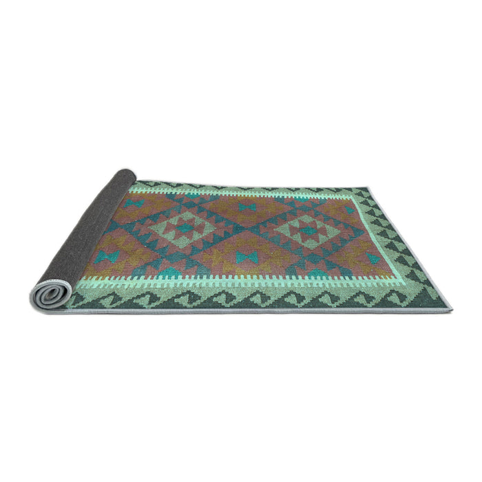 Sideview of Oriental Light Blue Traditional Rug, con1647lblu