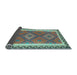 Sideview of Oriental Light Blue Traditional Rug, con1647lblu