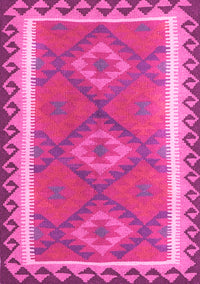 Oriental Pink Traditional Rug, con1647pnk