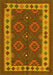 Southwestern Yellow Country Rug, con1648yw