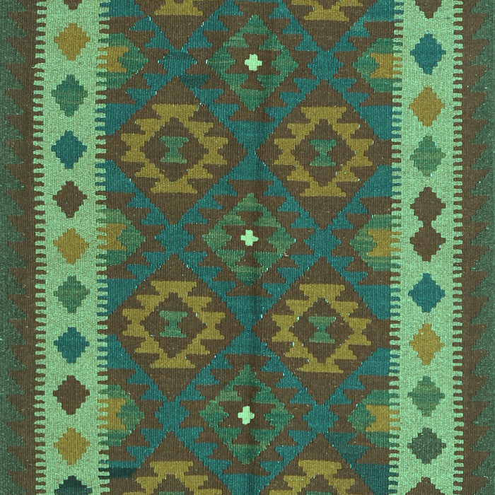 Southwestern Turquoise Country Rug, con1648turq