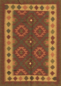 Southwestern Brown Country Rug, con1648brn