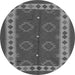 Machine Washable Southwestern Gray Country Rug, wshcon1648gry