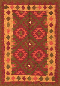 Southwestern Orange Country Rug, con1648org