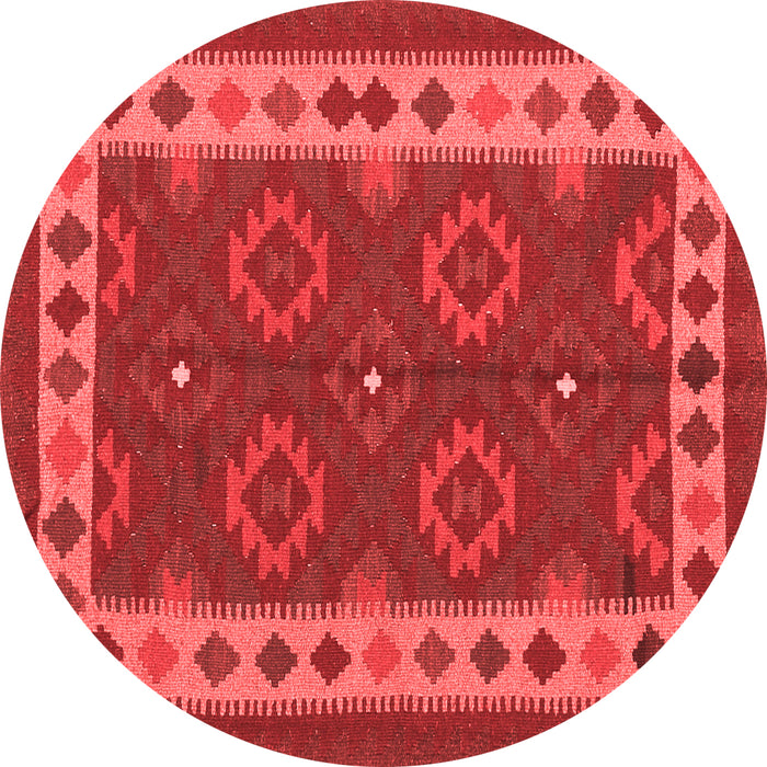 Machine Washable Southwestern Red Country Rug, wshcon1648red