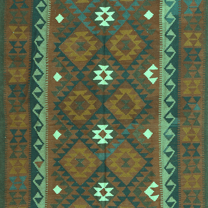 Oriental Turquoise Traditional Rug, con1649turq